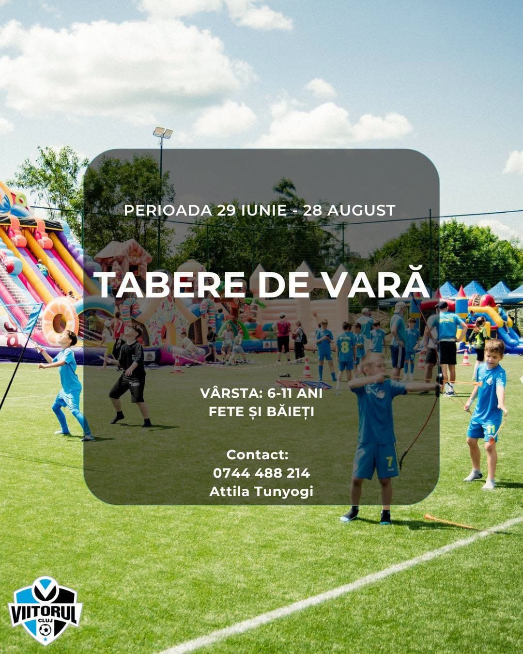 Imagine din Tabăra viitorul cluj 2026